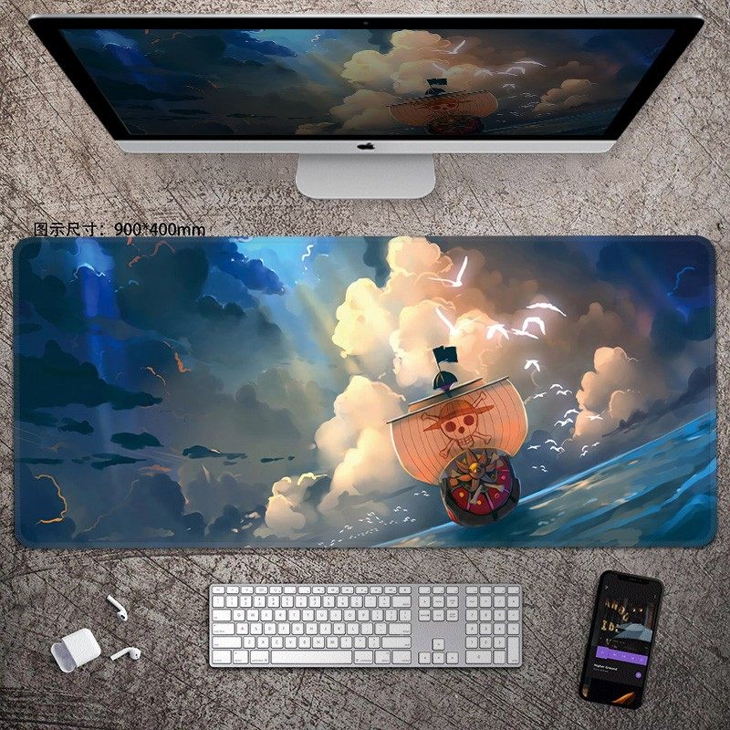 Gaming Keyboard Mouse - Animation ONE PIECE Leather Mouse Pad