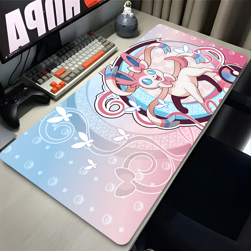Gaming Keyboard Theme - Large Pink Cute Mousepad XXL Gaming