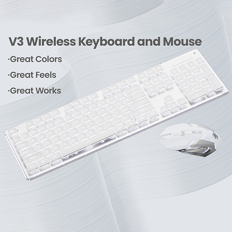 EWEADN V3 wireless Silent Offi - Gaming Keyboard Mouse Wireless review and price