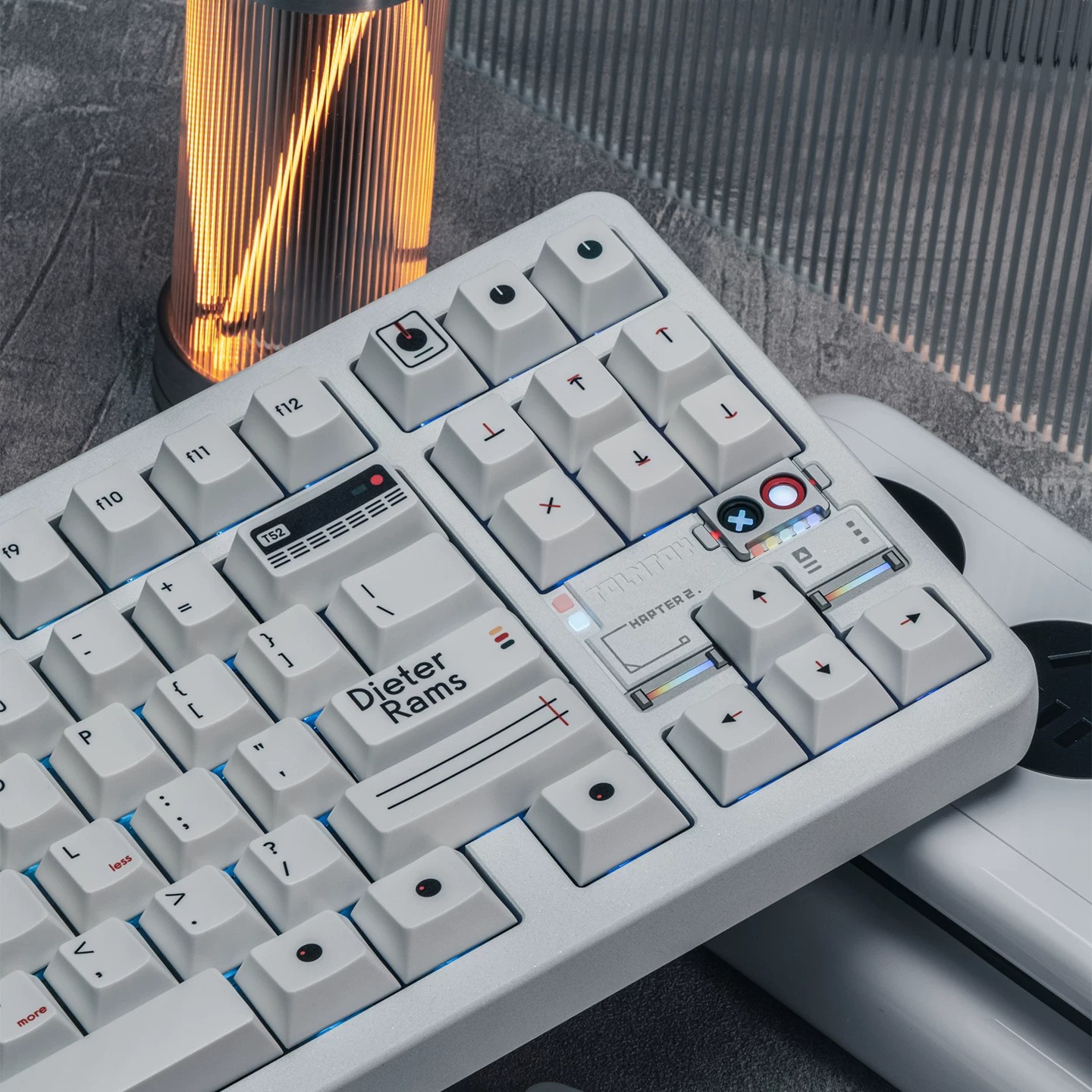 144 Keys Dieters White Keycaps - Keyboard Gaming Mac review and price