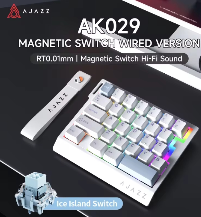 AK029 Wired One-Handed Gaming  - Gaming Keyboard Magnetic Switches review and price