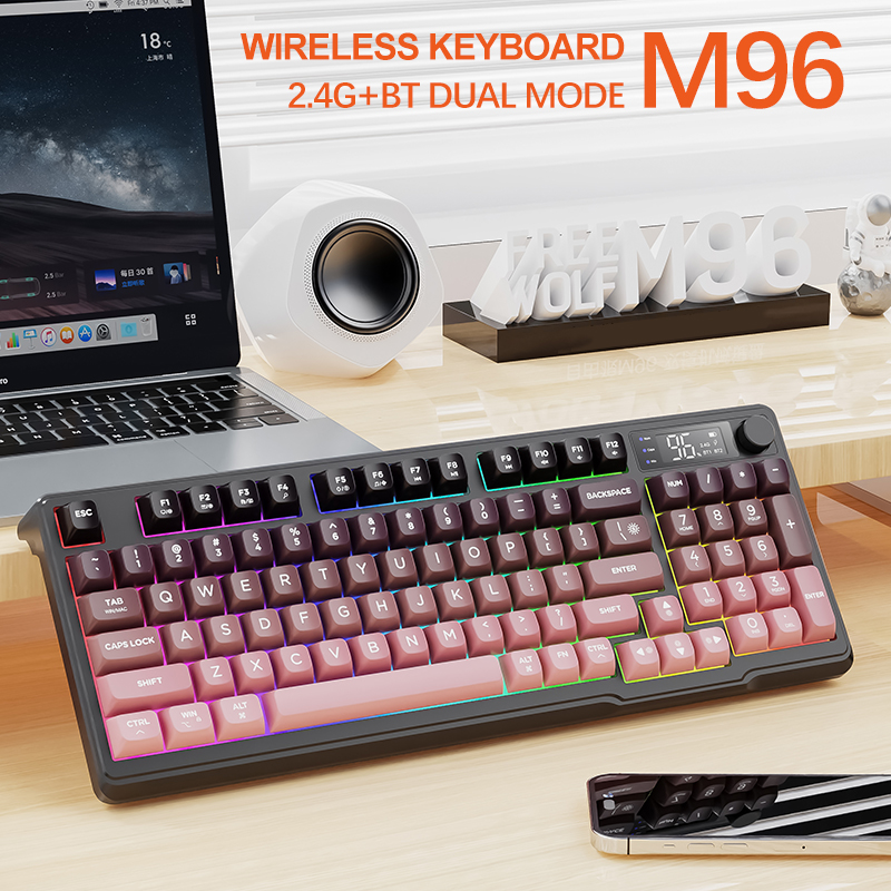 M96 FREEWOLF Multi-Device Gami - Keyboard Gaming Mac review and price