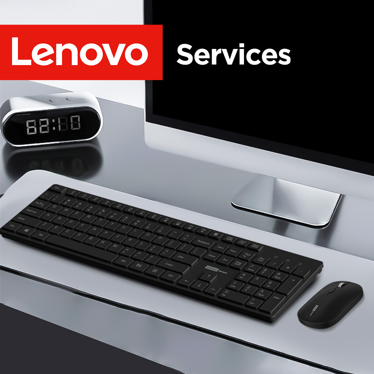 Lenovo KN220 Silent 2.4G Wirel - Gaming Keyboard Mouse Wireless review and price
