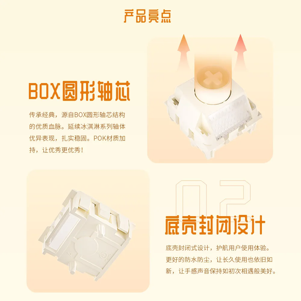 Kailh Ice Cream Magnetic Linea - Gaming Keyboard Magnetic Switches review and price
