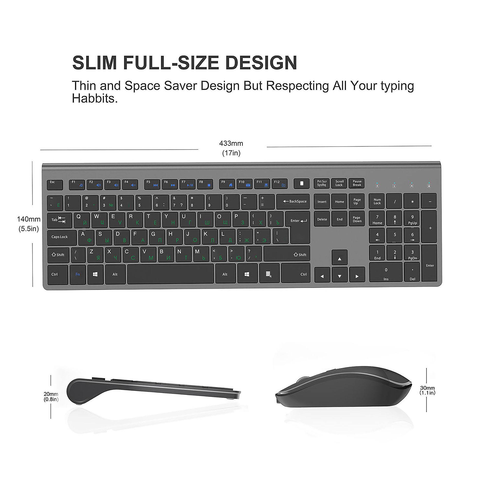 2.4G Rechargeable Wireless Key - Gaming Keyboard Mouse Wireless review and price