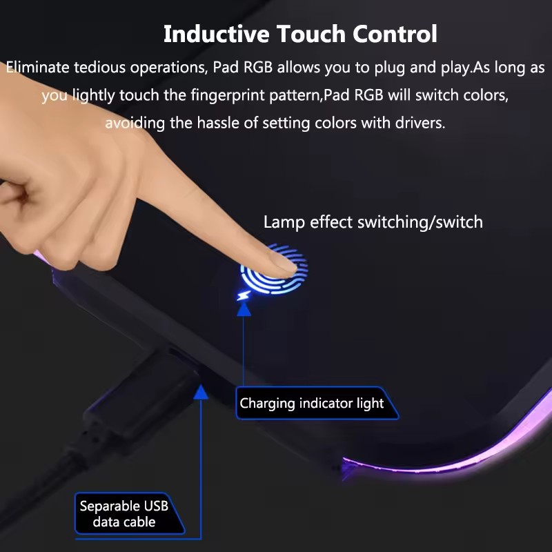 RGB mouse pad with wireless ch - Gaming Keyboard Mouse Wireless review and price