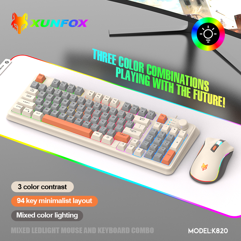 K820 USB Wired Game Keyboard M - Gaming Keyboard Mouse Wireless review and price