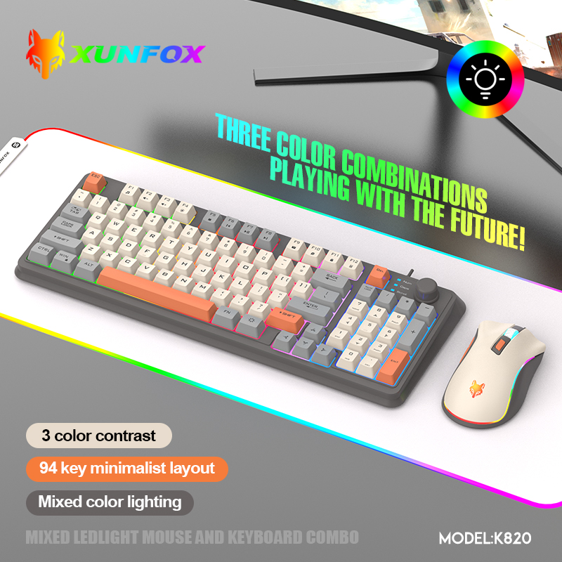 K820 USB Wired Game Keyboard M - Gaming Keyboard Mouse Wireless review and price