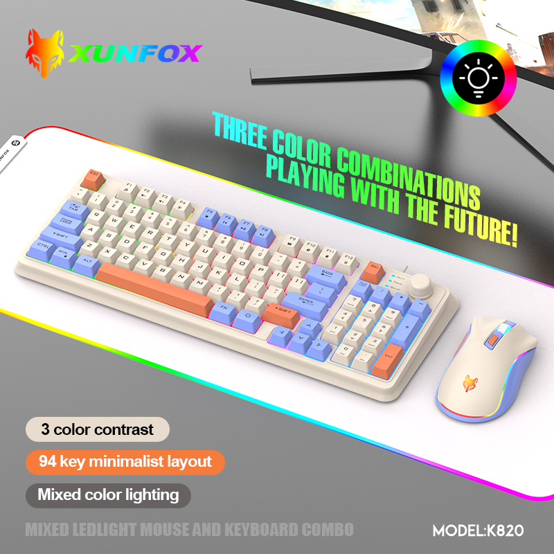 K820 USB Wired Game Keyboard M - Gaming Keyboard Mouse Wireless review and price