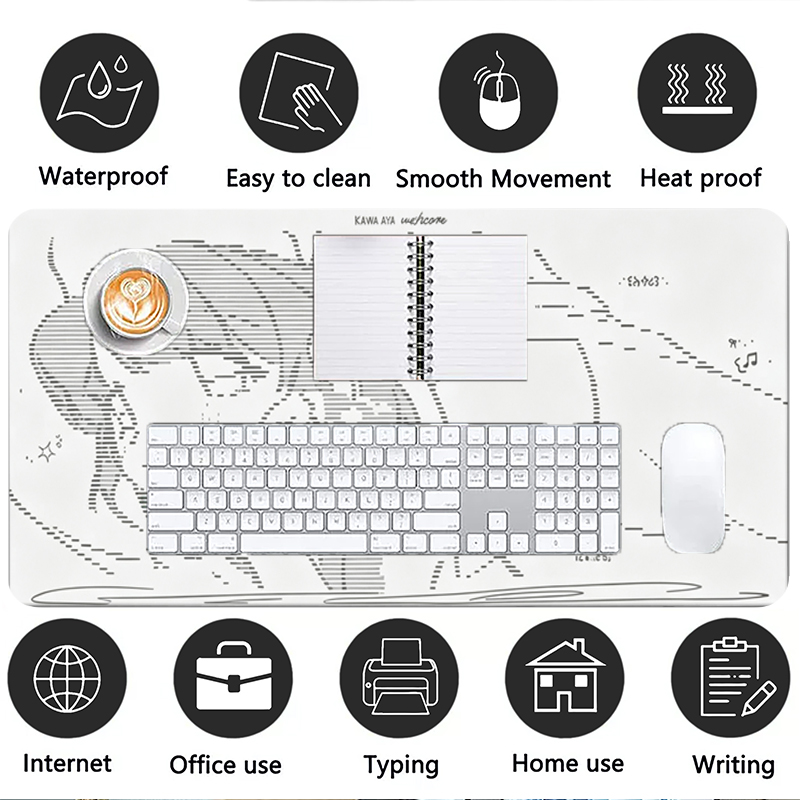1Pcs Leather Mouse Pad Anime A - Gaming Keyboard Mouse review and price